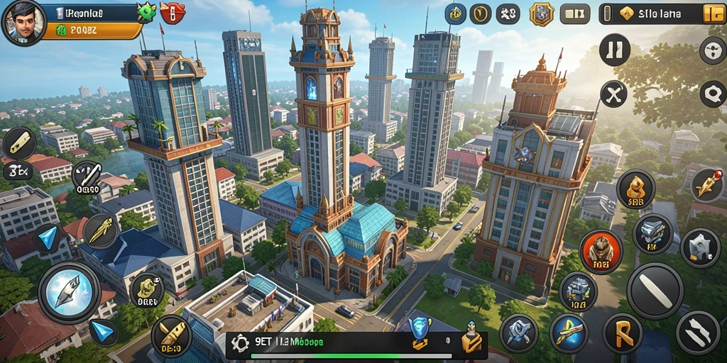 Gameplay seru Tower Defense yang menantang di 9ET.