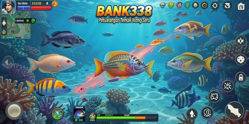 Gameplay seru menembak ikan di BANK338
