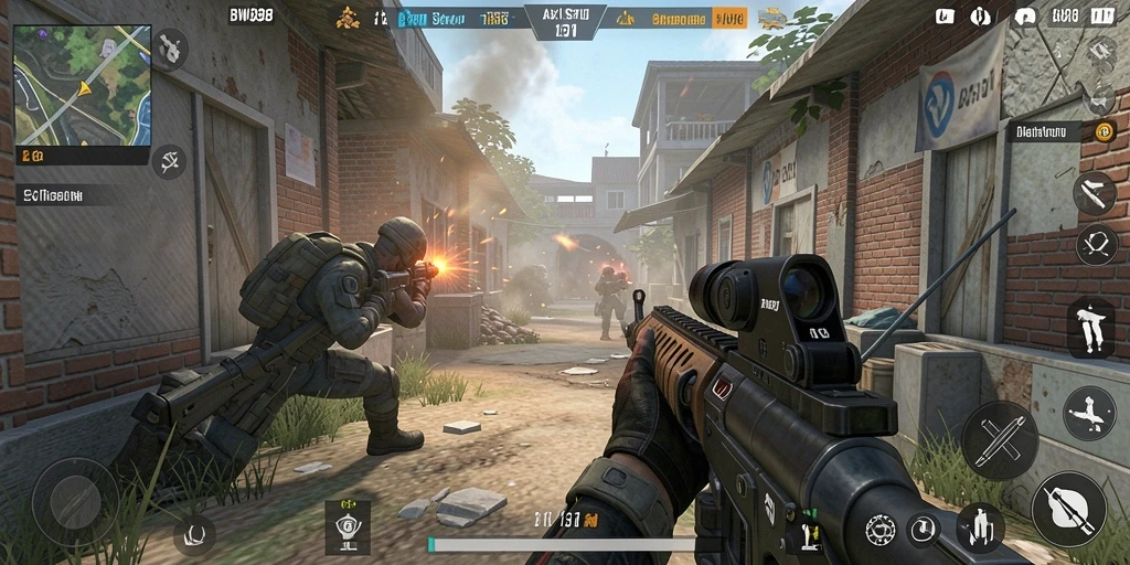 Tampilan gameplay BW888 yang menegangkan dan penuh aksi.