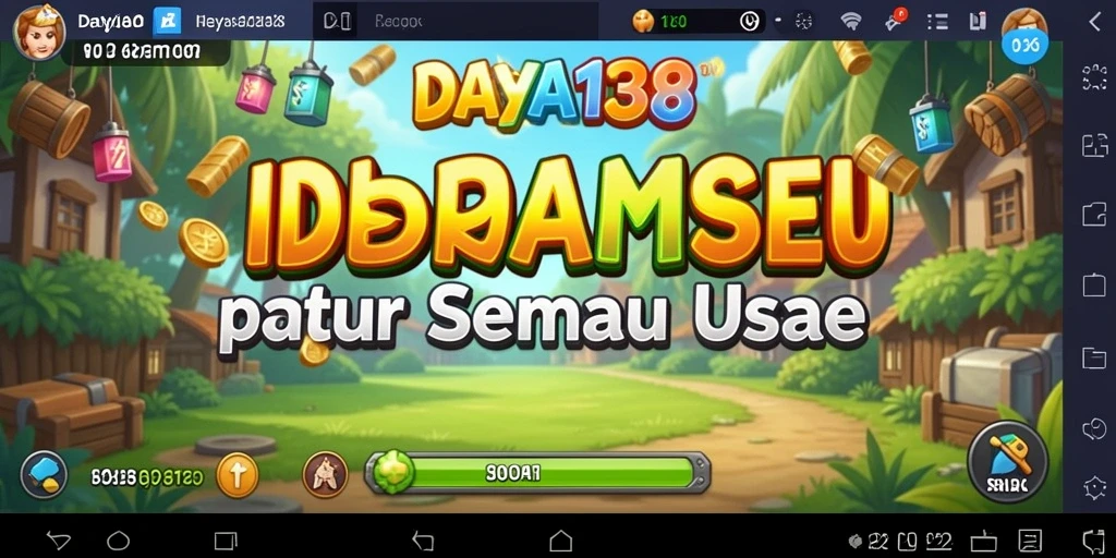 Tampilan gameplay Idle yang menarik dan penuh warna dari DAYA138.