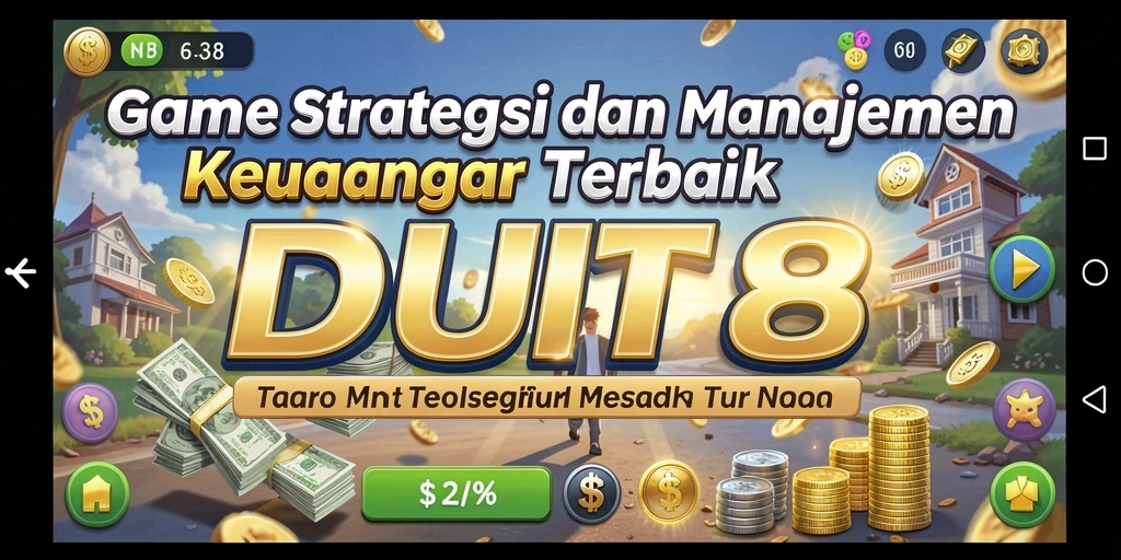 Menampilkan gameplay seru dan strategi manajemen keuangan.