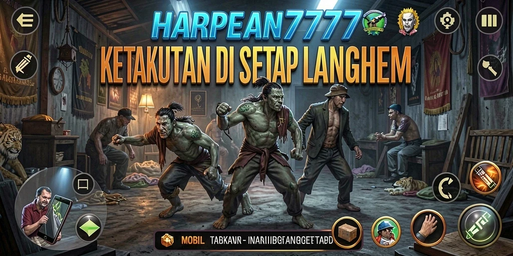 Tangkapan layar menunjukkan pengalaman bermain mencekam di HARAPAN777.
