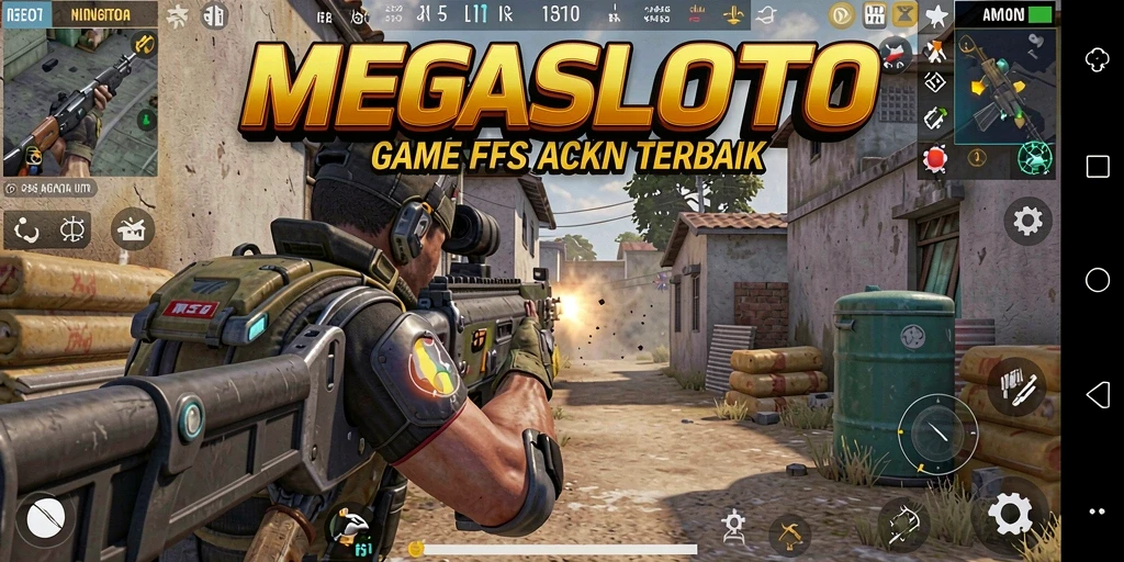 Tampilan gameplay menarik dari MEGASLOTO dalam aksi FPS.