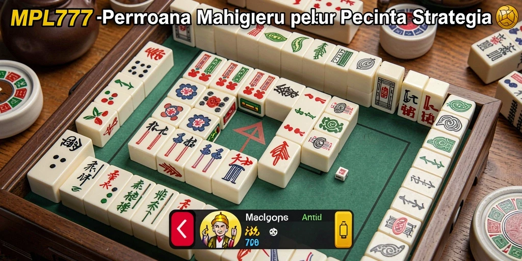 Screenshot utama MPL777 menampilkan gameplay Mahjong yang seru.