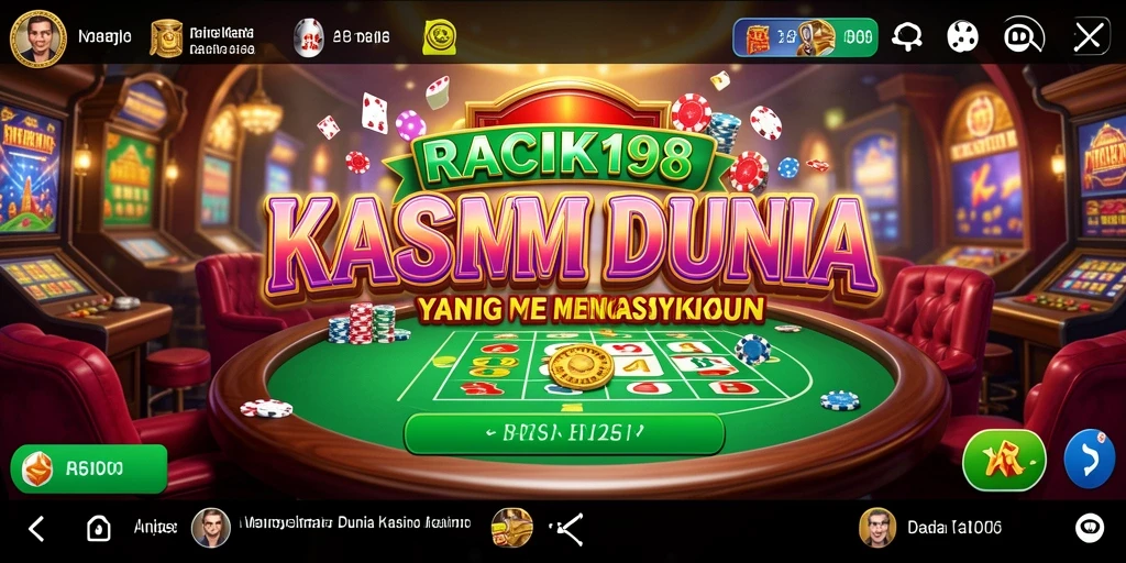 Gameplay seru yang menampilkan pencarian kemenangan di kasino.