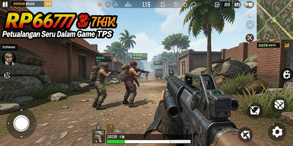 Tampilan menarik dari gameplay RP6677 dalam mode TPS.